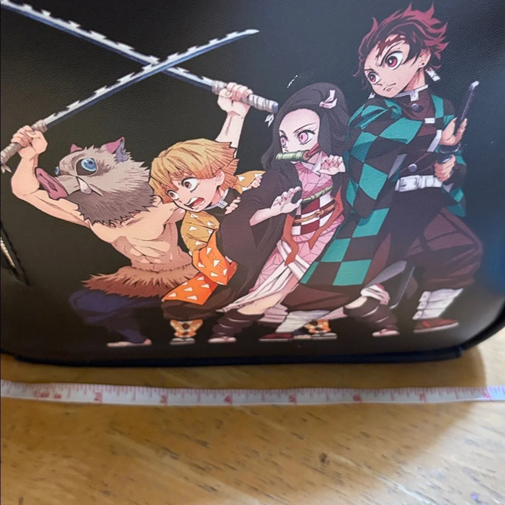 Demon Slayer Kimetsu no Yaiba Red and Black Backpack